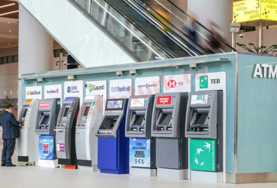 обналичивания денег в турецких банкоматах